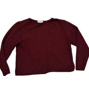 Sarah Arizona Vintage Made in USA Sweater Boucle like nobby knit Long sleeves